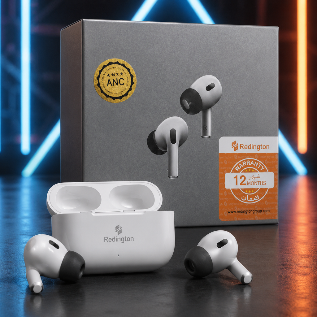 Redington ANC Wireless Earbuds Active Noise Cancellation | Bluetooth 5.3 | Touch Control | 12-Month Warranty