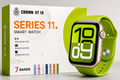 Crown XT 10 Series 11 Smart Watch 7 Bands Included | HD Display | Bluetooth | IP67 Water Resistant